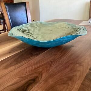 Akcam Turkish Glass Giant Fruit Vase